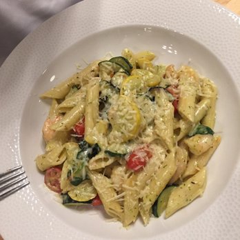 Olivia's Cafe - Cayo Hueso Shrimp Pasta. Kind of bland. - New American Near Me - Lake Buena Vista, Florida Olivia's Cafe - Cayo Hueso Shrimp Pasta. Kind of bland. - New American Near Me - Lake Buena Vista, Florida