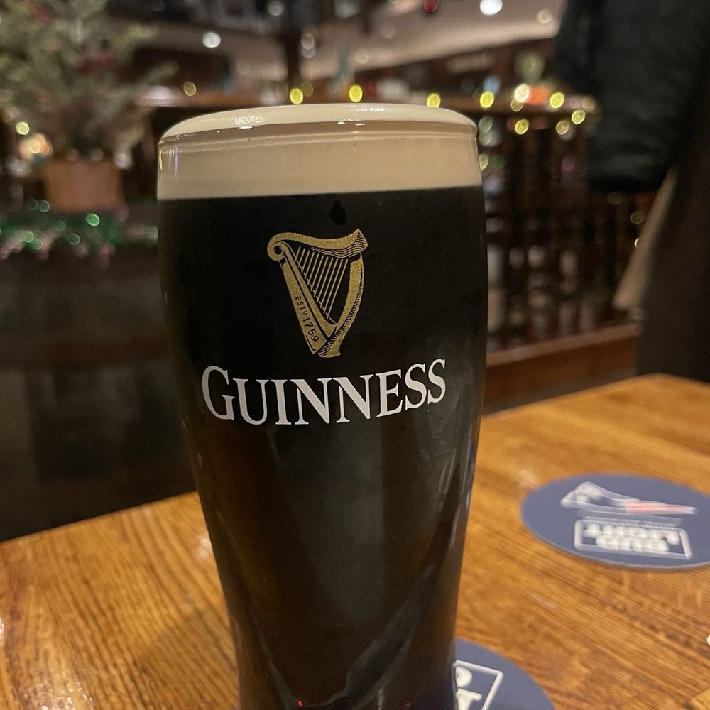 Delicious Guinness beer
