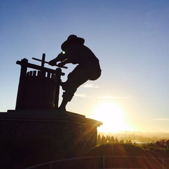 Grape Crusher Statue - Yup, that's the Grape Crusher! - Landmarks & Historical Buildings Near Me - Napa, California