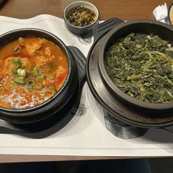 Du Bu Gong Bang - Spicy seafood soondubu with thistle rice - Korean Near Me - Duluth, Georgia Du Bu Gong Bang - Spicy seafood soondubu with thistle rice - Korean Near Me - Duluth, Georgia