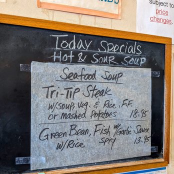 Kenny's Cafe - Today's specials - Chinese Near Me - Pacifica, California