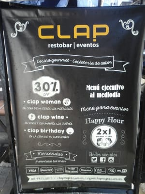 Menu photo 8 Clap Buenos Aires, C