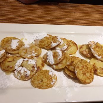 Pancake Bar - Mini Dutch pancakes with powdered sugar - Breakfast & Brunch Near Me - Amsterdam, New Hampshire