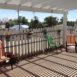 Lincoln Community Hospital and Care Center - Long Term Care front patio