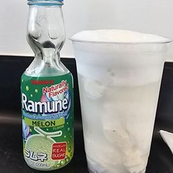 La Bodega Garden Café - Ramune Melon Double Scoop Float