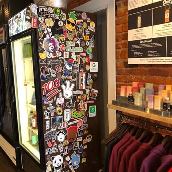 The Beet Box - Fun stickers on the cooler (entertainment while waiting for your fresh food) - Juice Bars & Smoothies Near Me - Richmond, Virginia The Beet Box - Fun stickers on the cooler (entertainment while waiting for your fresh food) - Juice Bars & Smoothies Near Me - Richmond, Virginia