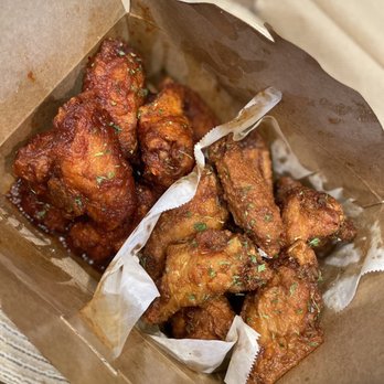 Volcano Island - Large Korean Fried Wings 16pcs (half soy garlic, half Korean spicy) - Chicken Wings Near Me - Hayward, California Volcano Island - Large Korean Fried Wings 16pcs (half soy garlic, half Korean spicy) - Chicken Wings Near Me - Hayward, California