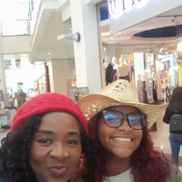 Having fun in the mall Having fun in the mall