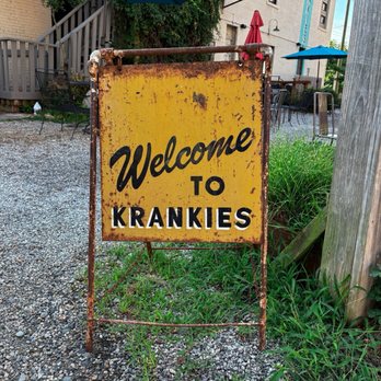 Krankies - Welcome to Krankies sign. - Coffee & Tea Near Me - Winston-Salem, North Carolina