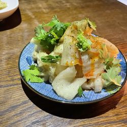Mission Chinese Pop Up - 2024 Menu: Kimchee. Weirdly sweet & with chili oil?