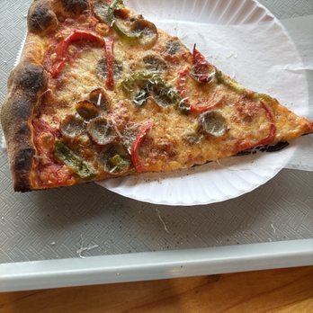 Gia's Pizza - Sausage and pepper slice. - Pizza Near Me - New York, New York Gia's Pizza - Sausage and pepper slice. - Pizza Near Me - New York, New York