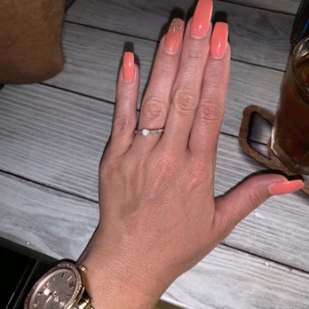 Resort Nail Spa - Love my engagement nails!!! perfect as usual!!! - Nail Salons Near Me - Burleson, Texas Resort Nail Spa - Love my engagement nails!!! perfect as usual!!! - Nail Salons Near Me - Burleson, Texas