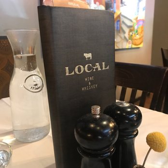 Local Restaurant & Bar - Menu on table - New American Near Me - Jackson, Wyoming