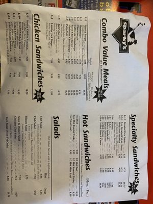 Menu photo 2 Sparky's Cafe Anoka, MN