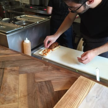 Meat & Bread - Prepping my meatball sandwich - Sandwiches Near Me - Vancouver, British Columbia