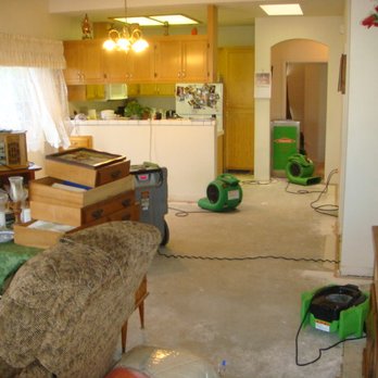 SERVPRO of Manteca and Modesto - showing air movers and 2 dehumidifiers to dry out wet drywall, cabinet and floor - Damage Restoration Near Me - Manteca, California SERVPRO of Manteca and Modesto - showing air movers and 2 dehumidifiers to dry out wet drywall, cabinet and floor - Damage Restoration Near Me - Manteca, California