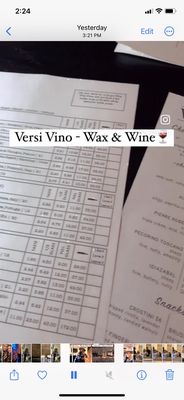 Menu photo 4 Versi Vino Maple Shade, NJ Menu photo 4 Versi Vino Maple Shade, NJ