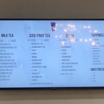 NI HAO TEA - Menu - Coffee & Tea Near Me - Tucson, Arizona