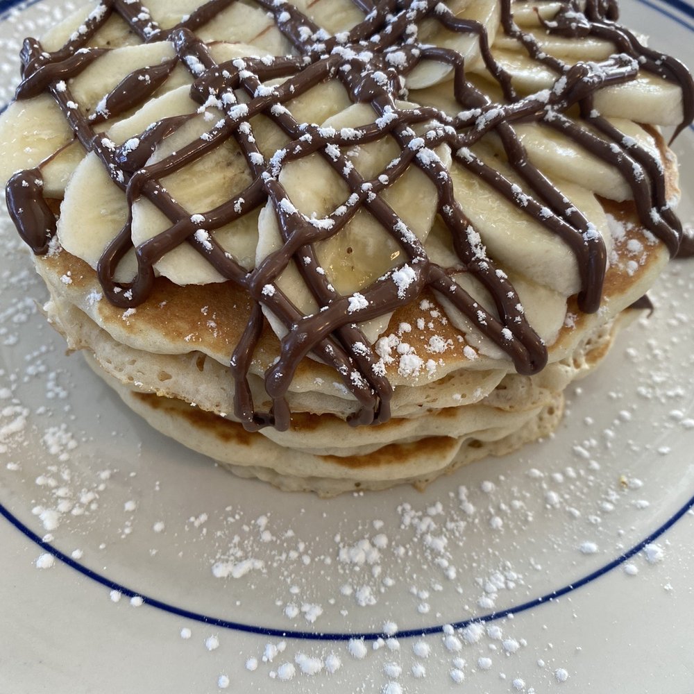 Waffle Pancake House - Banana and Nutella pancakes - Breakfast & Brunch Near Me - Chicago, Illinois