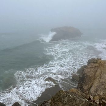Sutro Baths - Fog rolling in. - Beaches Near Me - San Francisco, California