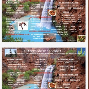 Asadero Norte De Sonora - Menu - Mexican Near Me - Phoenix, Arizona Asadero Norte De Sonora - Menu - Mexican Near Me - Phoenix, Arizona
