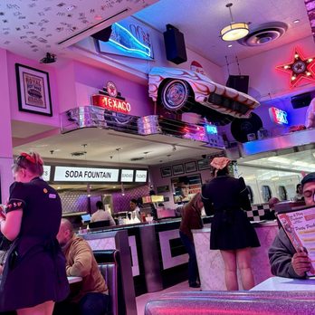 Corvette Diner - Cool vibe and decor - Diners Near Me - San Diego, California Corvette Diner - Cool vibe and decor - Diners Near Me - San Diego, California