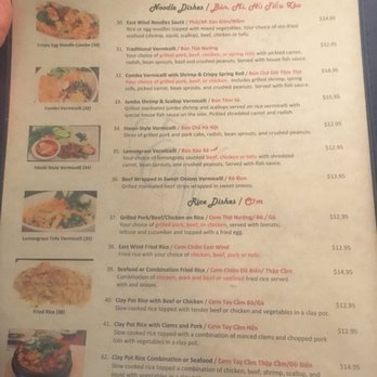 East Wind - Menu - Vietnamese Near Me - Fairfax, Virginia East Wind - Menu - Vietnamese Near Me - Fairfax, Virginia