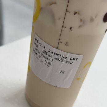 Happy Lemon - Salted Cheese Foam Jasmine Green Milk Tea - Bubble Tea Near Me - Norco, California