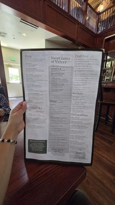 Menu photo 4 Green Dragon Tavern & Museum Carlsbad, CA