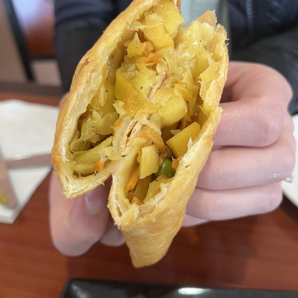 Mixed vegetables samosa Mixed vegetables samosa