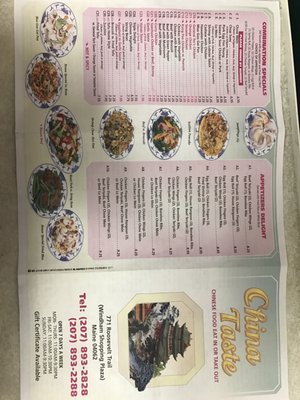 Menu photo 3 China Taste Windham, ME