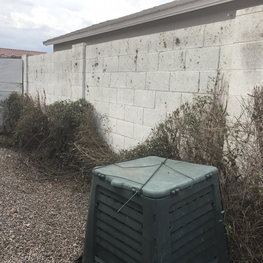 This is how my yard was left.