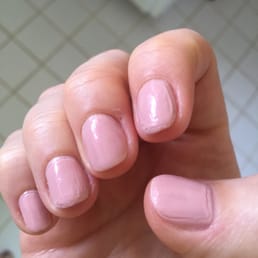 ...this is probably the worst manicure I've ever received. ;( The nail polish was way to thick and the girl was piling up the layers. ...this is probably the worst manicure I've ever received. ;( The nail polish was way to thick and the girl was piling up the layers.