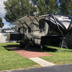 Deerfield RV and Trailer Park - Space 10, lots of room for big RV's!