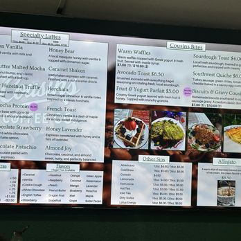 Cousins Coffee - Menu - Coffee & Tea Near Me - Peoria, Arizona