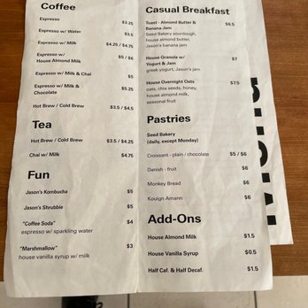 Two Kids - Menu - Coffee & Tea Near Me - South Pasadena, California