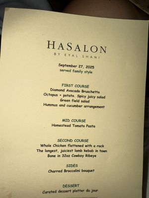 Menu photo 1 Hasalon Miami Miami, FL Menu photo 1 Hasalon Miami Miami, FL