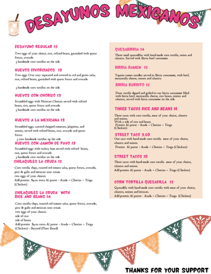 Menu photo 3 Bay Area Mexicana Bloomington, IL