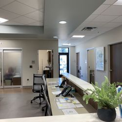 Patient rooms and inside office area