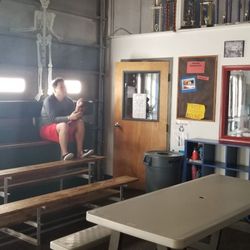 Fairfax Gymnastics Academy - 10/28/19the smaller waiting area. Smaller cubbie area too.