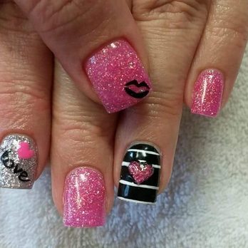 Crucial Salon - Valentine's nails by Kaytlyn - Hair Stylists Near Me - Chico, California Crucial Salon - Valentine's nails by Kaytlyn - Hair Stylists Near Me - Chico, California