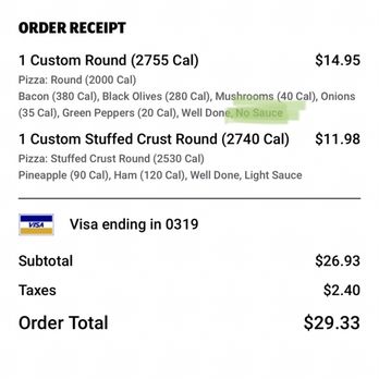 Little Caesars Pizza - Ordered "No Sauce" on the app - Pizza Near Me - Spokane Valley, Washington Little Caesars Pizza - Ordered "No Sauce" on the app - Pizza Near Me - Spokane Valley, Washington
