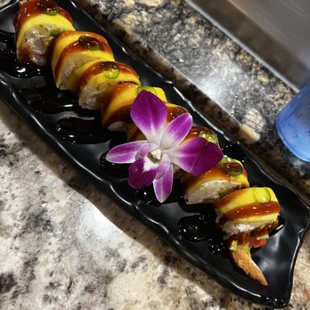 Joe's Sushi - a plate of sushi with a flower - Sushi Bars Near Me - Bermuda Dunes, California Joe's Sushi - a plate of sushi with a flower - Sushi Bars Near Me - Bermuda Dunes, California