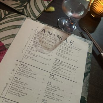 Animae - Sake was great! - Asian Fusion Near Me - San Diego, California