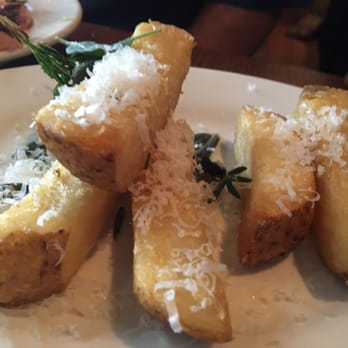 Via del Corso - Fried kennebeck potatoes, with pave cheese and herbs. - Italian Near Me - Berkeley, California Via del Corso - Fried kennebeck potatoes, with pave cheese and herbs. - Italian Near Me - Berkeley, California