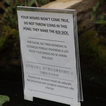 Lincoln Park Conservatory - Reminder not to toss coins in any of the ponds! - Parks Near Me - Chicago, Illinois Lincoln Park Conservatory - Reminder not to toss coins in any of the ponds! - Parks Near Me - Chicago, Illinois