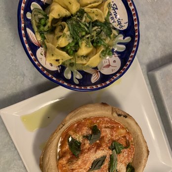 DiAnoia's Eatery - Gnocchi alla primavera and gnocchi on a pizza-bread bowl - Delis Near Me - Pittsburgh, Pennsylvania DiAnoia's Eatery - Gnocchi alla primavera and gnocchi on a pizza-bread bowl - Delis Near Me - Pittsburgh, Pennsylvania