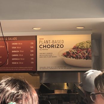Chipotle Mexican Grill - O! Plant-based chorizo! Yesssssss! - Fast Food Near Me - Waxahachie, Texas