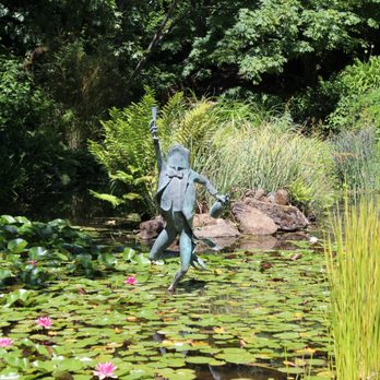 Schramsberg Vineyards - Why the frog? There are bull frogs in the pond. And he commemorates someone special there. - Wineries Near Me - Calistoga, California Schramsberg Vineyards - Why the frog? There are bull frogs in the pond. And he commemorates someone special there. - Wineries Near Me - Calistoga, California