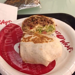 Great Wraps - Looks like a grilled stuffed burrito, but it's their Philly Cheesesteak wrap